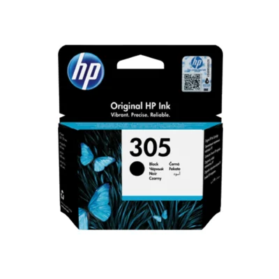 HP 305 Black Original Ink Cartridge | High-Quality Printing for HP DeskJet & Envy Series Printers