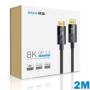 Jasoz DisplayPort To DisplayPort Cable 8k - 2 Meters / black