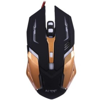 AITNT X60 Wired Gaming Mouse – RGB Lighting, 3200 DPI, Ergonomic Grip