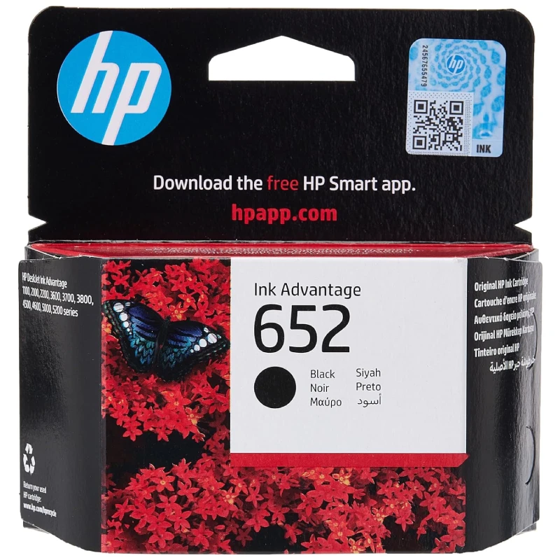 ⁠HP 652 Ink Black